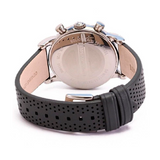 Emporio Armani Luigi Chronograph Quartz Grey Dial Grey Leather Strap Watch For Men - AR1735 Authentic Buy Shop Now