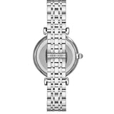 Emporio Armani Gianni T Bar Pink Mother of Pearl Dial Silver Steel Strap Watch For Women - AR1779 Authentic Buy Shop Now