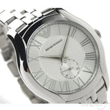 Emporio Armani Classic Quartz Silver Dial Silver Steel Strap Watch For Men - AR1788 Authentic Buy Shop Now