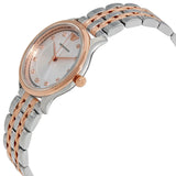 Emporio Armani Alpha Silver Dial Two Tone Steel Strap Watch for Women - AR1962 Authentic Buy Shop Now