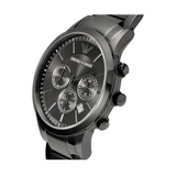 Emporio Armani Classic Chronograph Grey Dial Grey Steel Strap Watch For Men - AR2454 Authentic Buy Shop Now