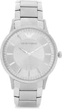 Emporio Armani Classic Quartz Silver Dial Silver Steel Strap Watch For Men - AR2478 Authentic Buy Shop Now