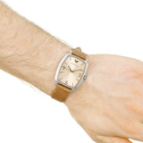 Emporio Armani Epsilon Quartz Brown Dial Brown Leather Strap Watch For Men - AR2489 Authentic Buy Shop Now