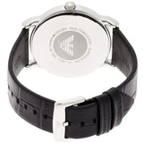 Emporio Armani Luigi Quartz Black Dial Black Leather Strap Watch For Men - AR2500 Authentic Buy Shop Now
