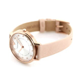 Emporio Armani Kappa Rose Gold & White Dial Beige Nude Leather Strap Watch For Women - AR2510 Authentic Buy Shop Now