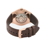 Emporio Armani Chronograph Gray Dial Brown Leather Strap Watch For Men - AR6043 Authentic Buy Shop Now