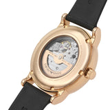 Emporio Armani Luigi Automatic Silver Dial Black Leather Strap Watch For Men - AR60013 Authentic Buy Shop Now