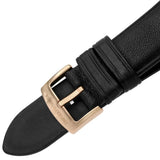 Emporio Armani Luigi Automatic Silver Dial Black Leather Strap Watch For Men - AR60013 Authentic Buy Shop Now