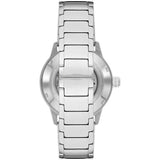 Emporio Armani Mario Chronograph Automatic Blue Dial Silver Steel Strap Watch For Men - AR60052 Authentic Buy Shop Now