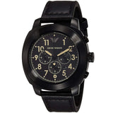 Emporio Armani Sportivo Chronograph Black Dial Black Leather Strap Watch for Men - AR6061 Authentic Buy Shop Now
