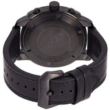 Emporio Armani Sportivo Chronograph Black Dial Black Leather Strap Watch for Men - AR6061 Authentic Buy Shop Now