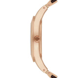Emporio Armani Chiara Silver Dial Brown Leather Strap Watch for Women - AR7431 Authentic Buy Shop Now