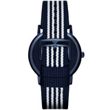 Emporio Armani Kappa Dress White Dial Two Tone NATO Strap Watch For Men - AR80005 Authentic Buy Shop Now