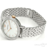Emporio Armani Interchangeable Analog Mother of Pearl Dial Silver Steel Strap Watch For Women - AR80020 Authentic Buy Shop Now
