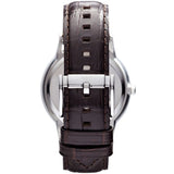 Emporio Armani Kappa Classic Brown Dial Brown Leather Strap Watch For Men - AR9106 Authentic Buy Shop Now