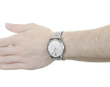 Emporio Armani Classic Chronograph Silver Dial Silver Steel Strap Watch For Men - AR1879 Authentic Buy Shop Now