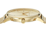 Armani Exchange Lola Analog Gold Dial Gold Mesh Strap Watch For Women - AX5536 Authentic Buy Shop Now