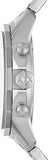Armani Exchange Banks Chronograph Black Dial Silver Steel Strap Watch For Men - AX1720 Authentic Buy Shop Now