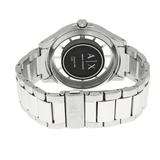 Armani Exchange Hampton Chronograph Black Dial Silver Steel Strap Watch For Men - AX2179 Authentic Buy Shop Now