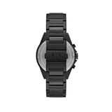 Armani Exchange Drexler Chronograph Black Dial Black Steel Strap Watch For Men - AX2639 Authentic Buy Shop Now