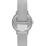 Armani Exchange Lola Analog Silver Dial Silver Mesh Strap Watch For Women - AX5535 Authentic Buy Shop Now