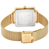 Armani Exchange Lola Quartz Gold Dial Gold Mesh Strap Watch For Women - AX5801 Authentic Buy Shop Now
