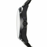 Armani Exchange Hampton Chronograph Black Dial Black Leather Strap Watch For Men - AX2400 Authentic Buy Shop Now