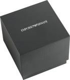 Emporio Armani Claudio Chronograph Blue Dial Brown Leather Strap Watch For Men - AR11554 Authentic Buy Shop Now