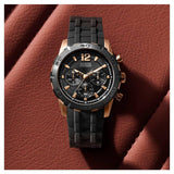 Guess Caliber Chronograph Black Dial Black Rubber Strap Watch for Men - W0864G2 Authentic Buy Shop Now