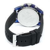 Armani Exchange Outerbanks Chronograph Black Dial Black Silicone Strap Watch For Men - AX1339 Authentic Buy Shop Now