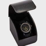 Armani Exchange Outerbanks Chronograph Black Dial Black Silicone Strap Watch For Men - AX1343 Authentic Buy Shop Now