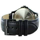 Armani Exchange Hampton Quartz Blue Dial Black Leather Strap Watch for Men - AX2411 Authentic Buy Shop Now