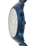 Armani Exchange Hampton Chronograph Blue Dial Blue Steel Strap Watch For Men - AX2430 Authentic Buy Shop Now