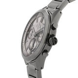 Armani Exchange Drexler Chronograph Grey Dial Grey Steel Strap Watch For Men - AX2603 Authentic Buy Shop Now