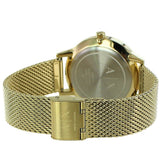 Armani Exchange Cayde Chronograph Black Dial Gold Mesh Strap Watch For Men - AX2715 Authentic Buy Shop Now