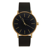 Armani Exchange Lola Three Hand Black Dial Black Mesh Strap Watch For Women - AX5548 Authentic Buy Shop Now