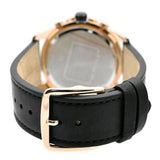 Coach Kent Chronograph Rose Gold Dial Black Leather Strap Watch for Men - 14602559 Authentic Buy Shop Now