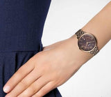 Fossil Jacqueline Brown Dial Brown Steel Strap Watch for Women - ES4275 Authentic Buy Shop Now