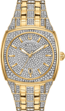 Bulova Phantom Crystal Silver Dial Two Tone Steel Strap Watch for Men - 98B323 Authentic Buy Shop Now