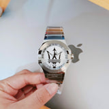 Maserati Potenza Silver Dial Silver Steel Strap Watch For Men - R8853108002 Authentic Buy Shop Now