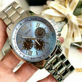 Guess Horizon Chronograph Quartz Blue Dial Silver Steel Strap Watch for Men - W0379G6 Authentic Buy Shop Now