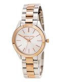 Michael Kors Runway White Dial Two Tone Stainless Steel Strp Watch for Women - MK3204A Authentic Buy Shop Now