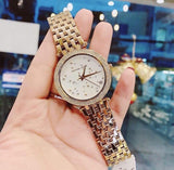 Michael Kors Darci White Dial Gold Steel Strap Watch for Women - MK3727 Authentic Buy Shop Now