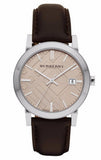 Burberry Heritage Beige Dial Brown Leather Strap Watch for Men - BU1777 Authentic Buy Shop Now