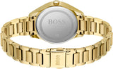 Hugo Boss Grand Course Gold Dial Gold Steel Strap Watch for Women - 1502584 Authentic Buy Shop Now