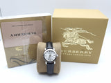 Burberry The City White Dial Black Leather Strap Watch for Women - BU9206 Authentic Buy Shop Now