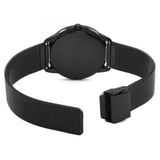 Calvin Klein Minimal Black Dial Black Mesh Bracelet Watch for Men - K3M214B1 Authentic Buy Shop Now