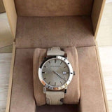 Burberry The City Beige Dial Tan Leather Strap Watch for Women - BU9021 Authentic Buy Shop Now