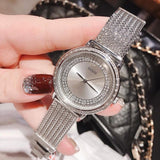Guess Quartz Silver Dial Willow Stainless Steel Mesh Bracelet Watch For Women - W0836L2 Authentic Buy Shop Now