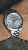 Burberry The City White Dial Silver Steel Strap Watch for Men - BU9750 Authentic Buy Shop Now